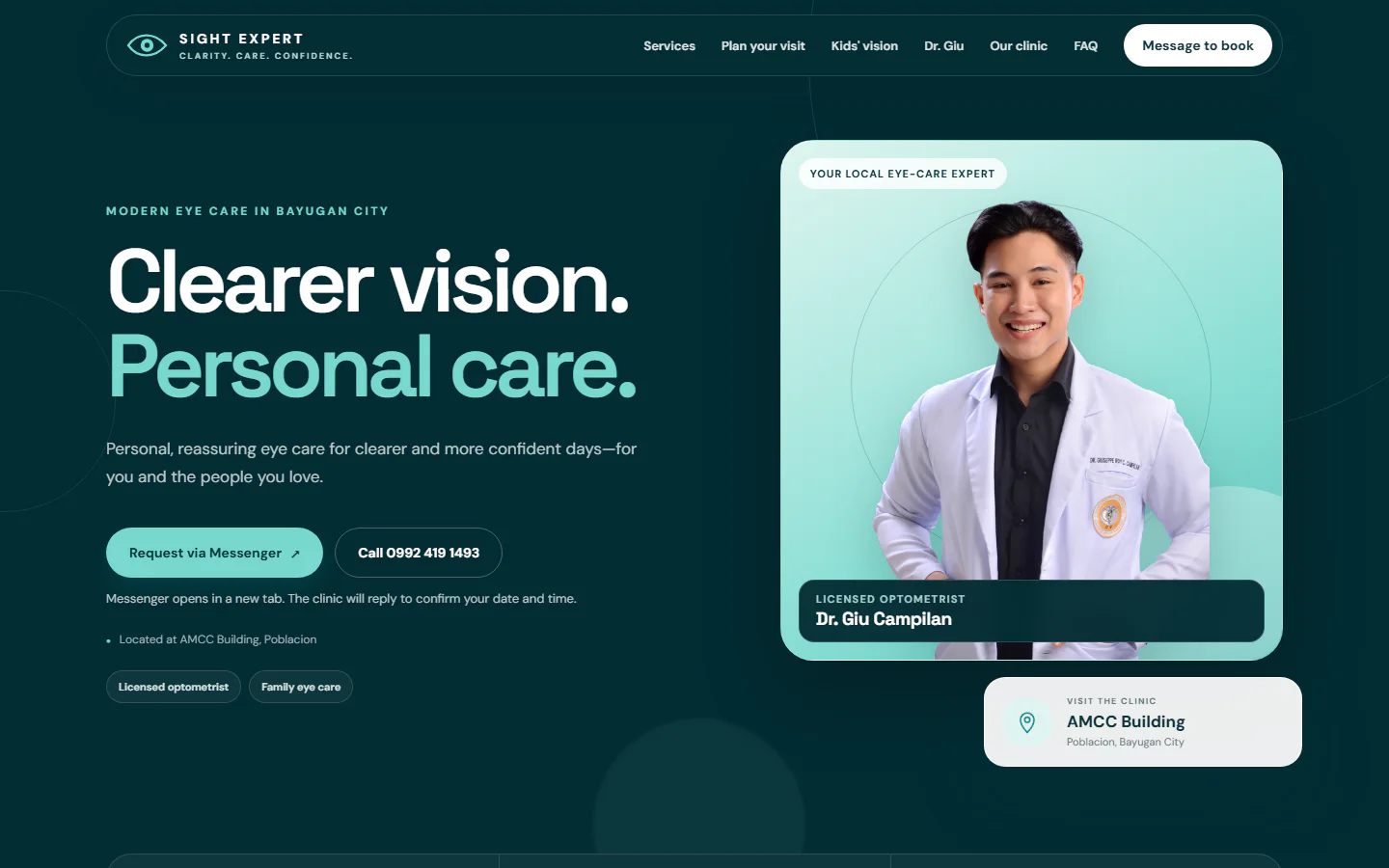 Homepage preview of Sight Expert Eye Care Clinic