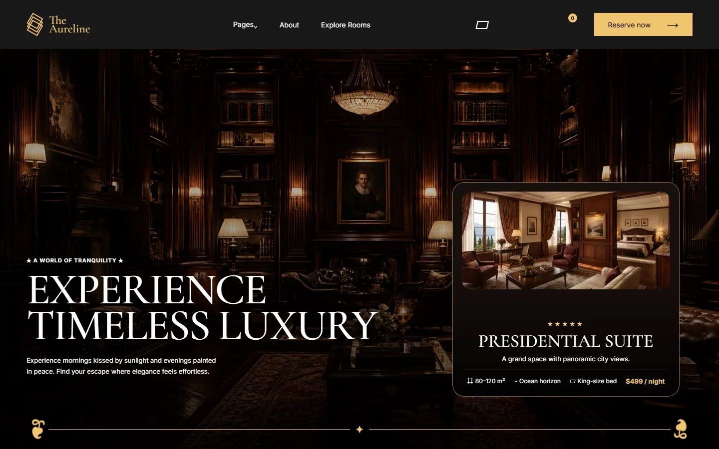 Homepage preview of The Aureline